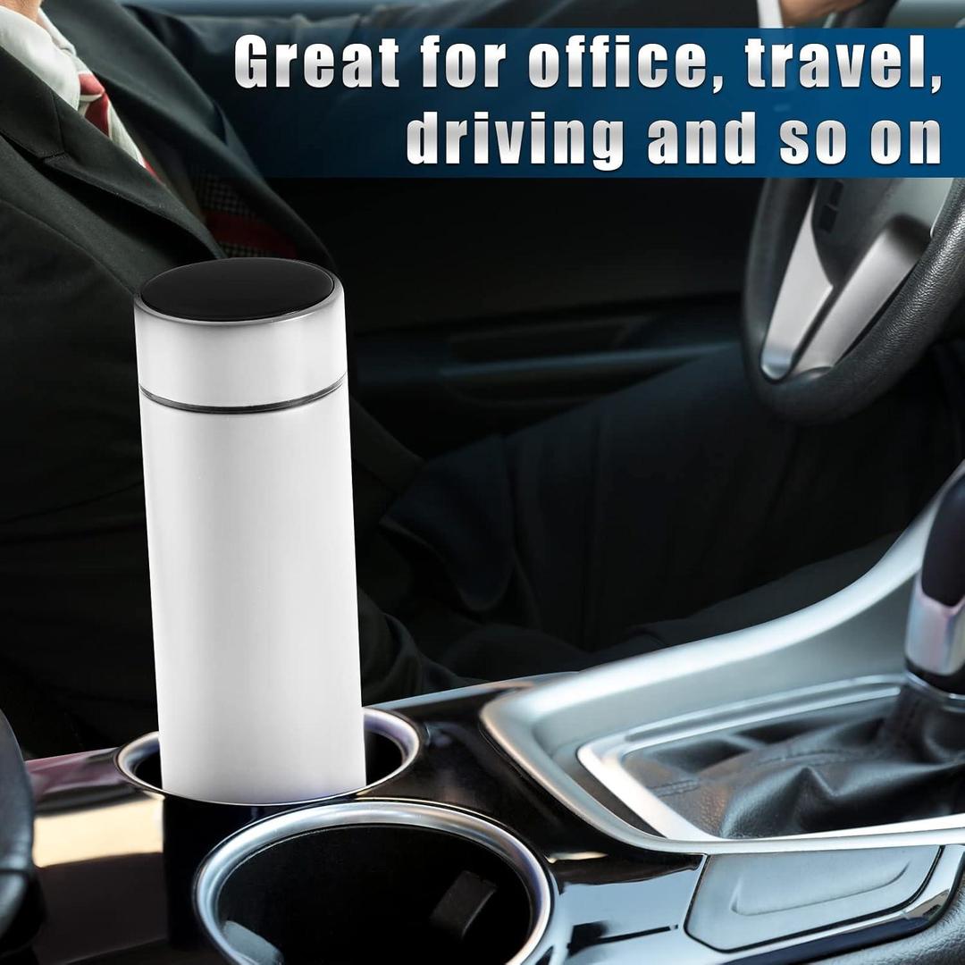 Insulated Black Temperature Water Bottle - 1 Pc Perfect For Gym Enthusiasts