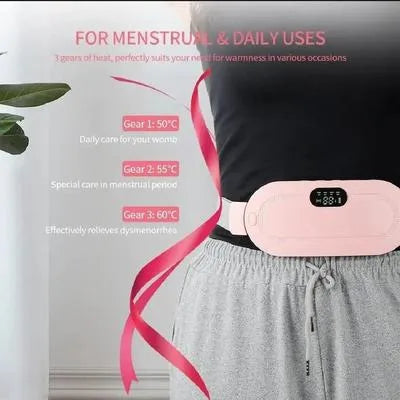 Portable Electric Period Cramp Heating Belt - 1 Pc for Wellness and Self-Care