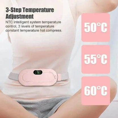 Portable Electric Period Cramp Heating Belt - 1 Pc for Wellness and Self-Care